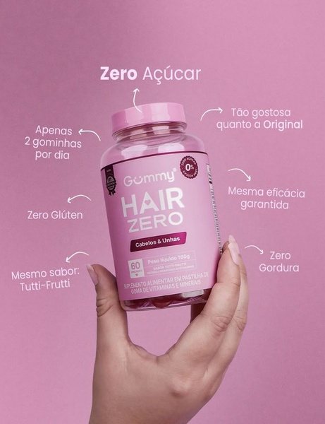 A clean, minimalist product shot of a gummy vitamin bottle using clear leader lines to highlight key dietary benefits and flavor profile.